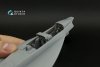 Quinta Studio QDS-48374 F/A-18F early 3D-Printed & coloured Interior on decal paper (Hobby Boss) (small version) 1/48